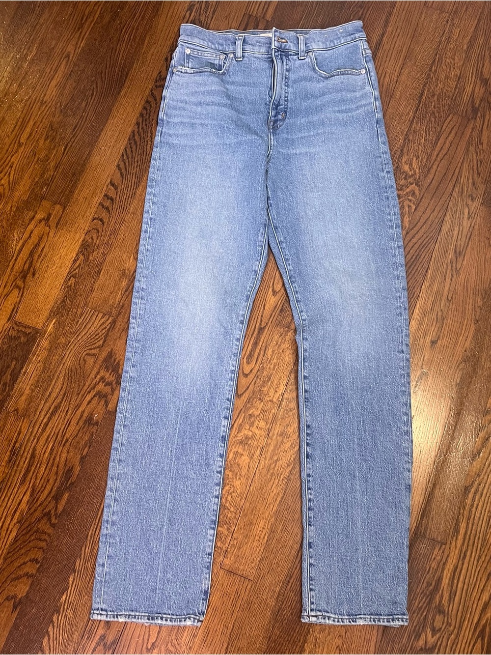Madewell 90s Straight HW Jeans 6 TALL